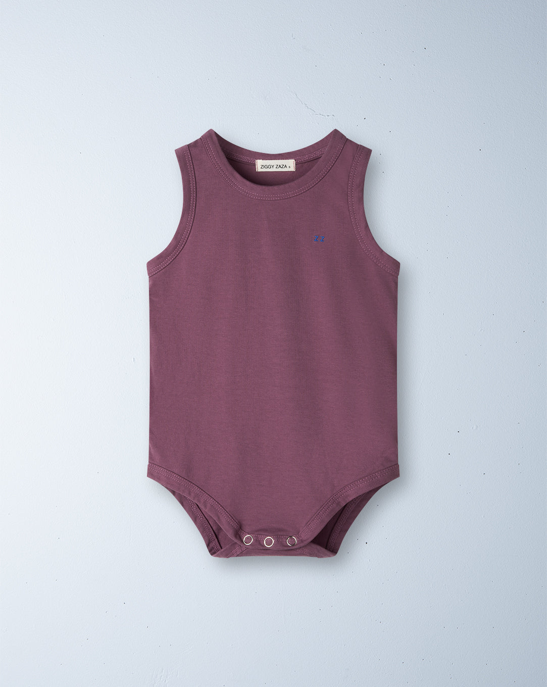 baby base bodysuits | grape