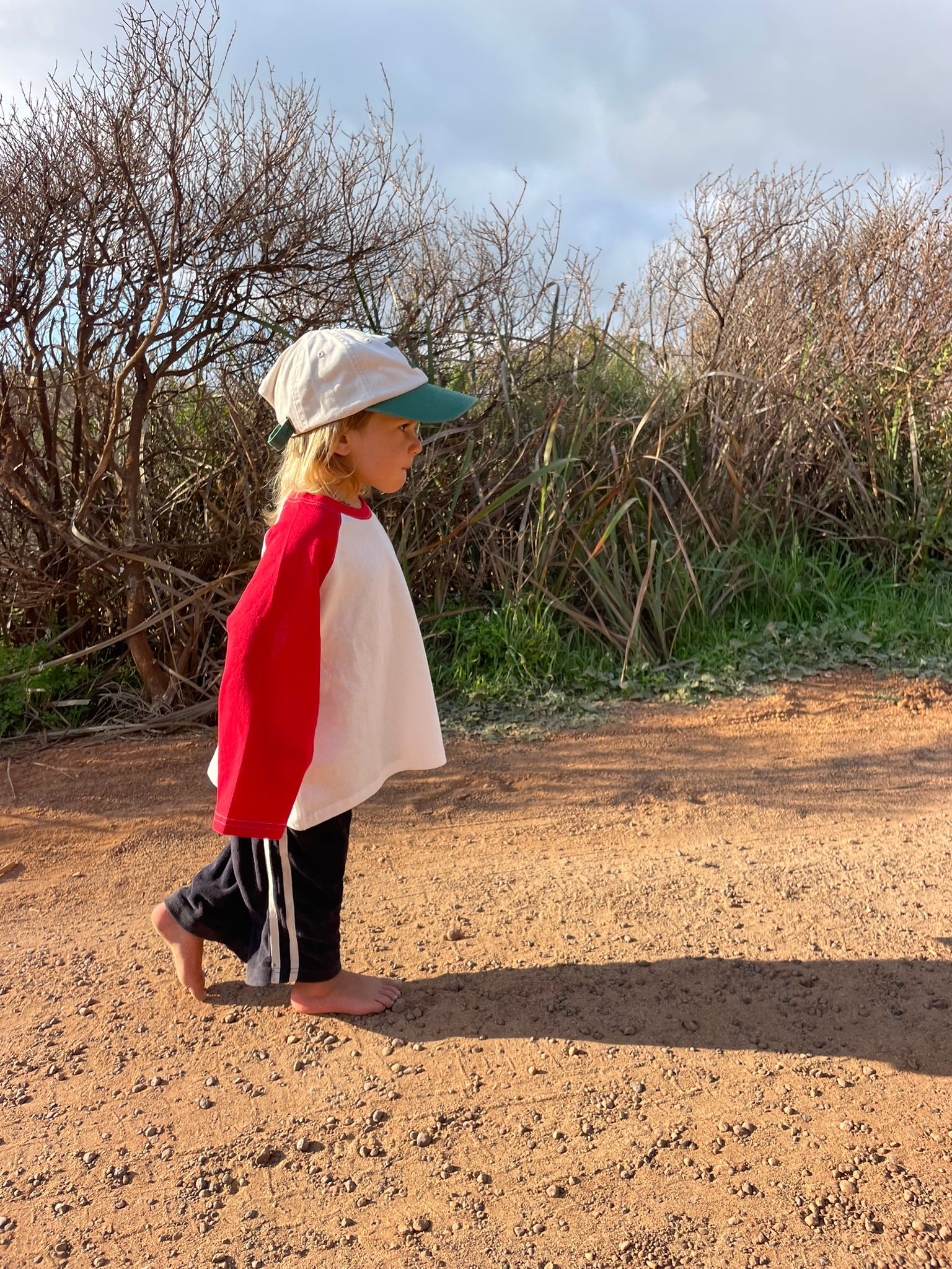 echo long sleeve tee | racer red