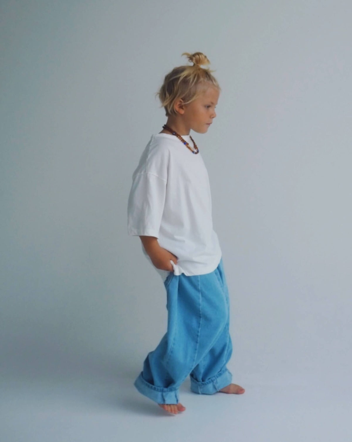 base tee | bright white