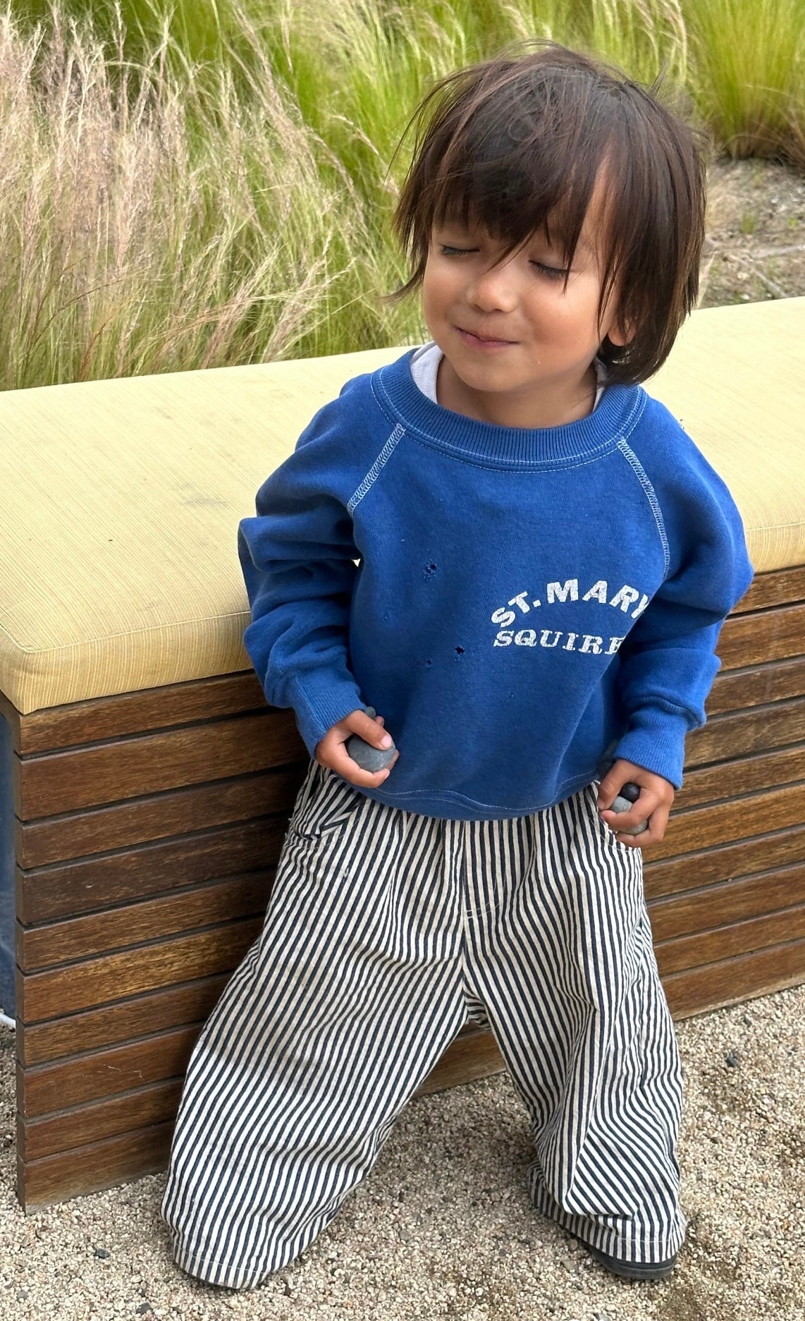 casper pant | navy stripe