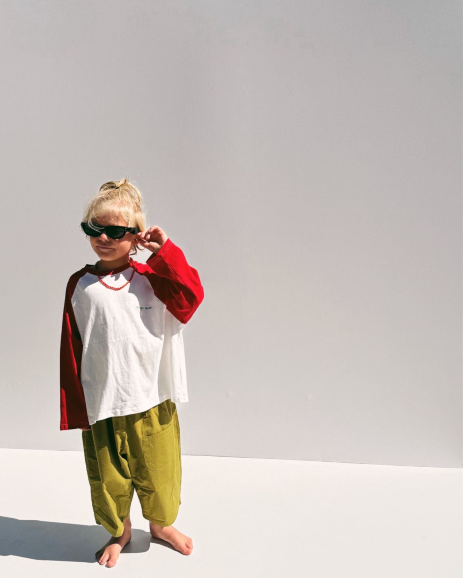 echo long sleeve tee | racer red