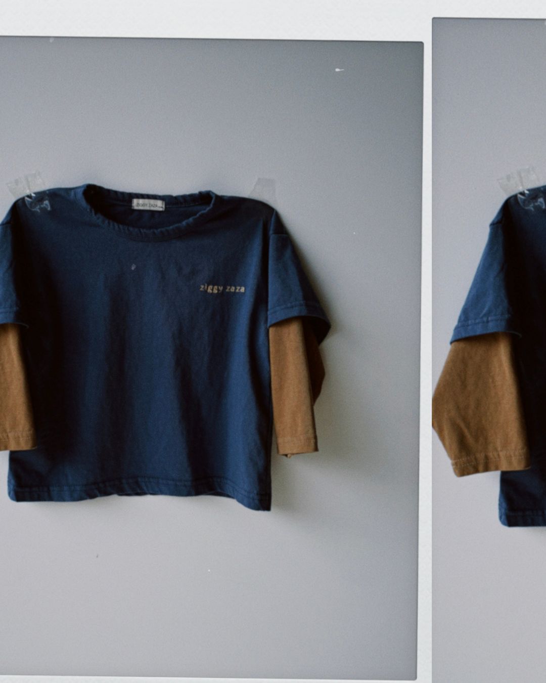 toto layered tee | dusk blue