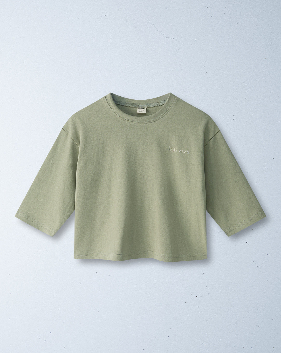 kitty long sleeve tee | sage