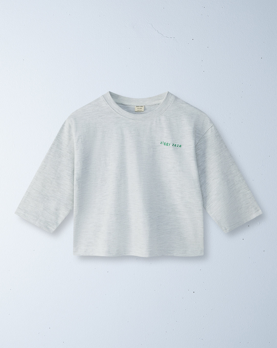 kitty long sleeve tee | dove grey