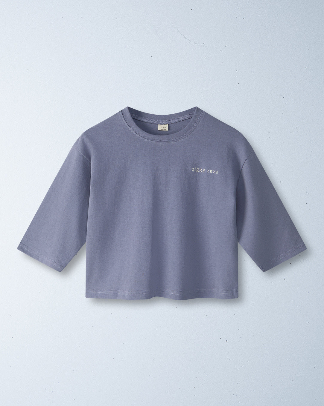 kitty long sleeve tee | blue iris