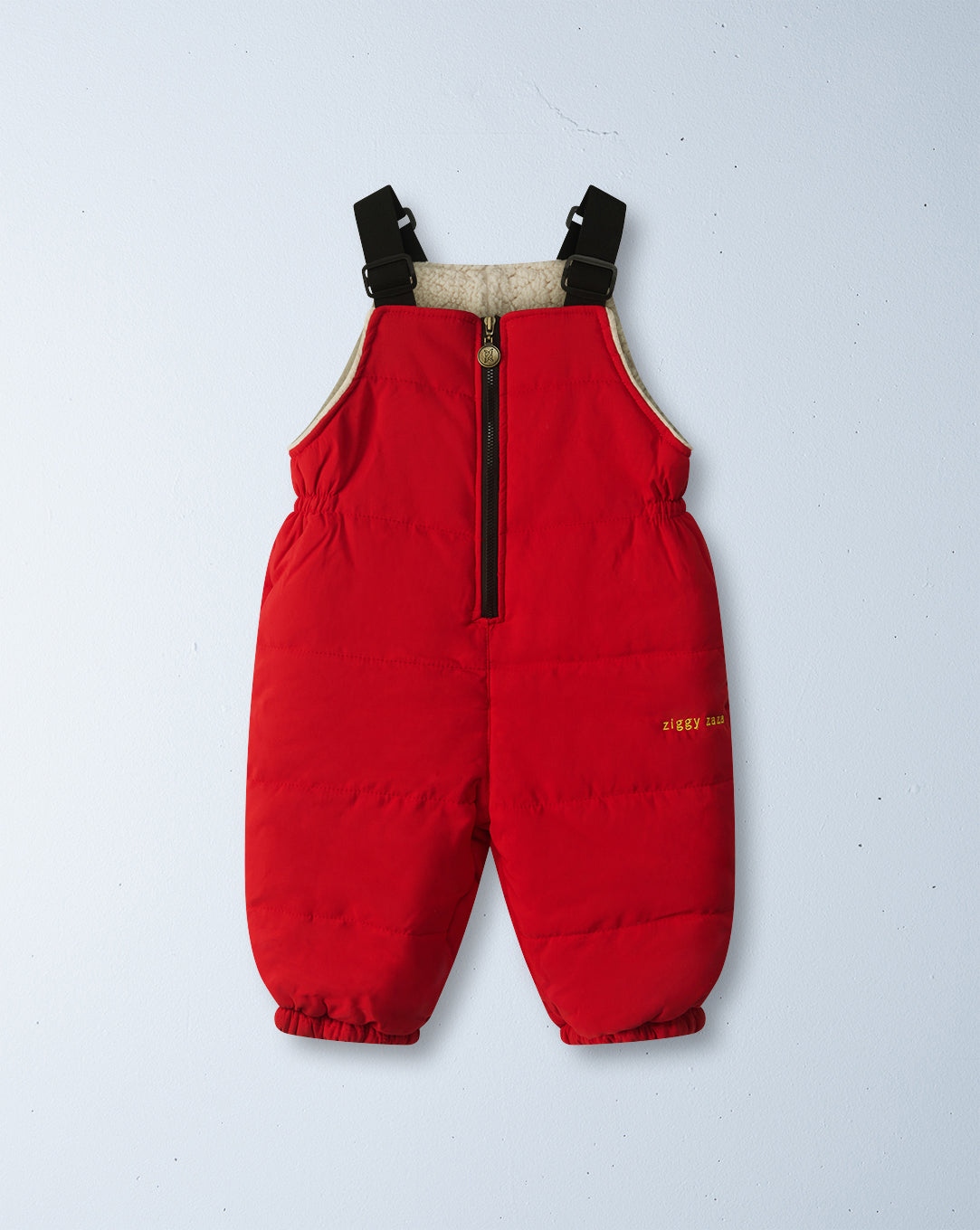 puffin winter playsuit | racer red