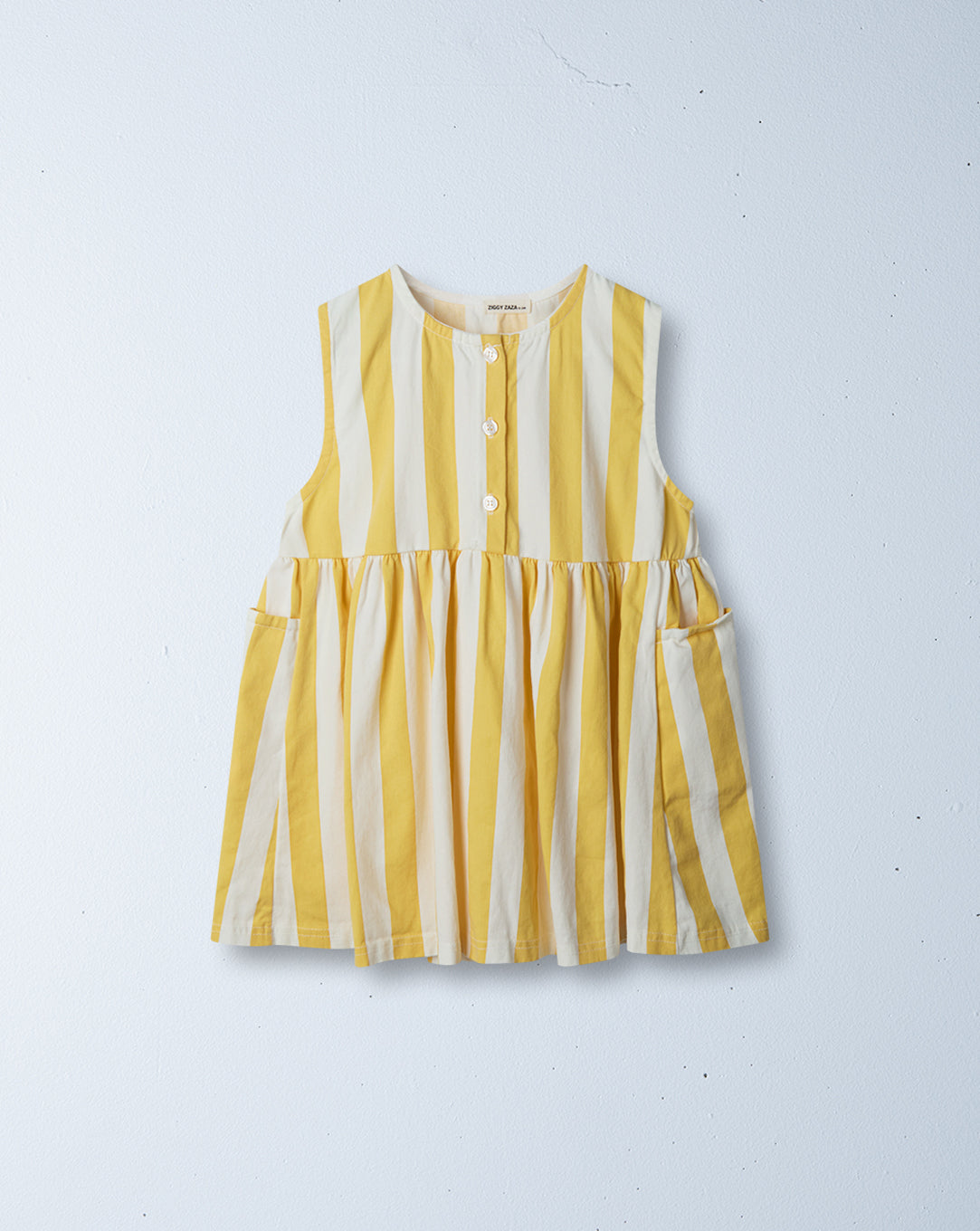 honey bunny dress | golden stripe