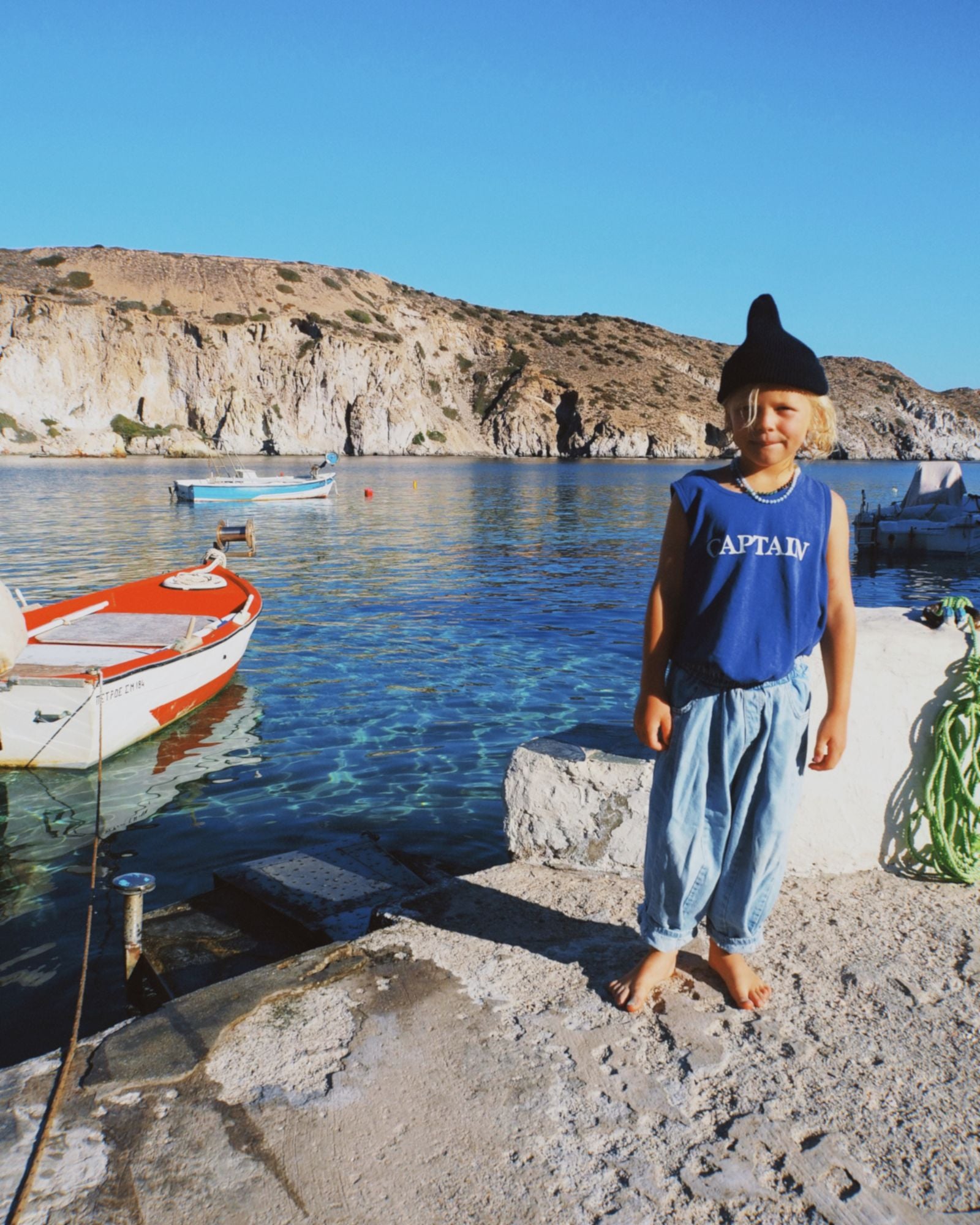 captain singlet | lapis blue