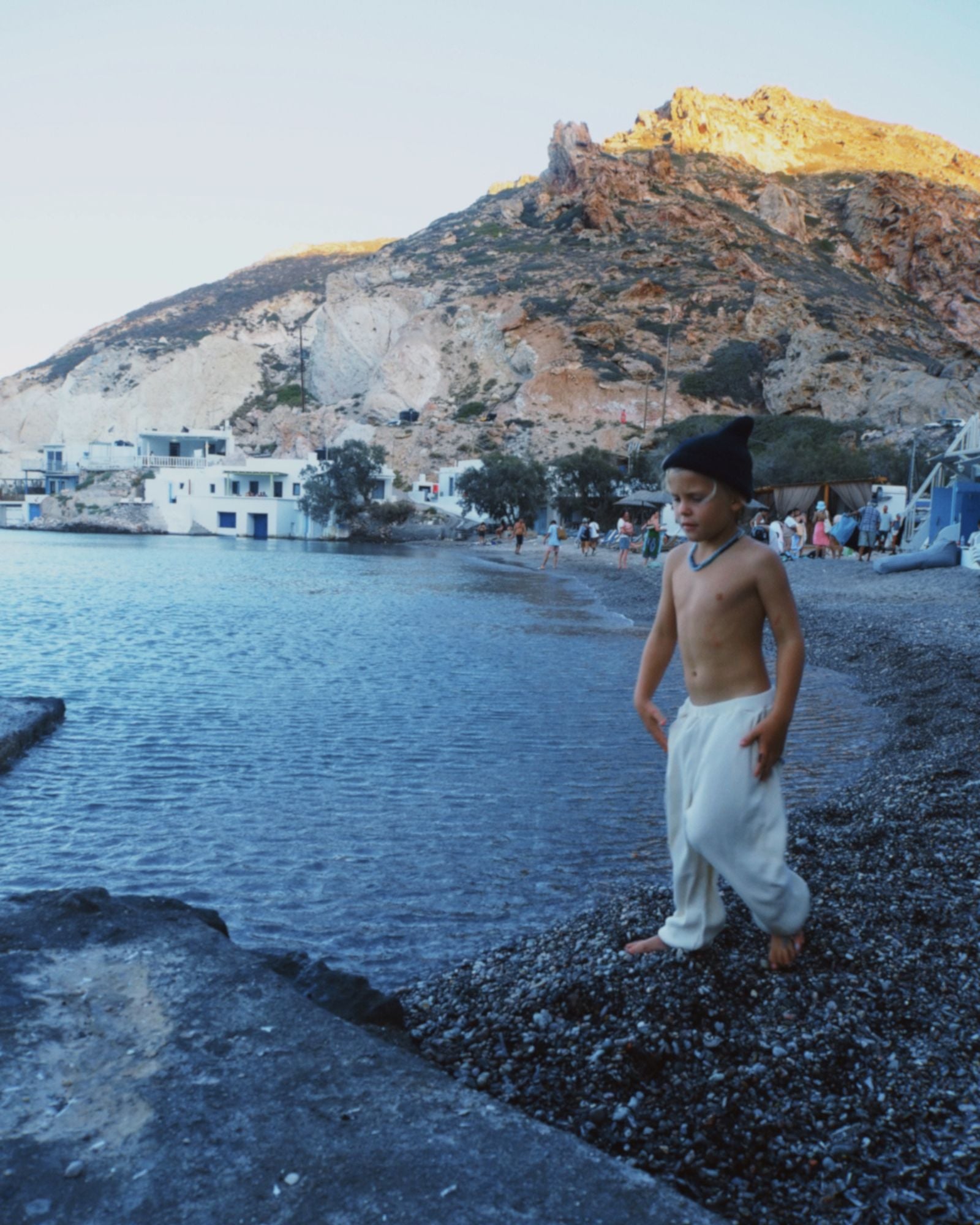 polo waffle pant | cream