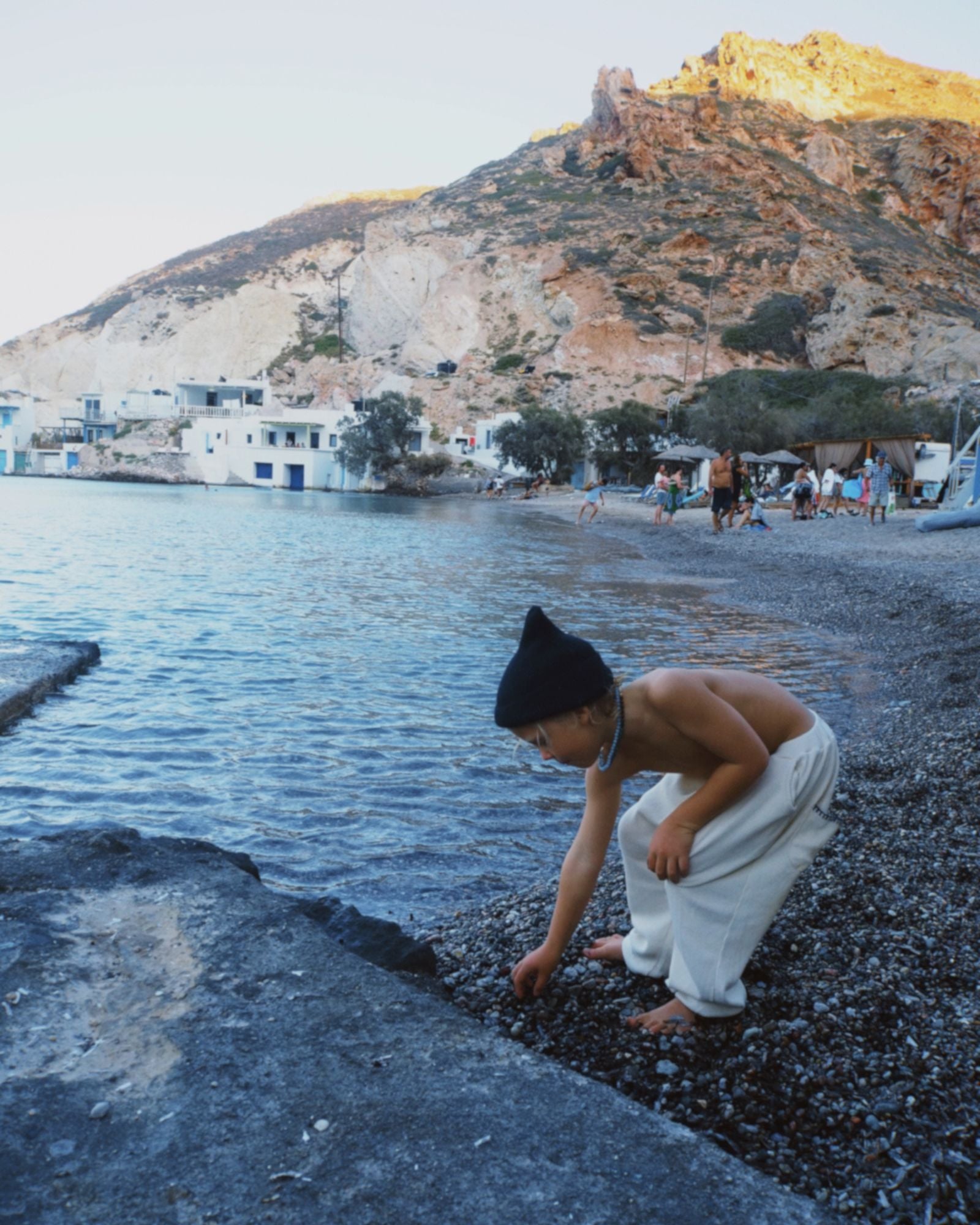 polo waffle pant | cream