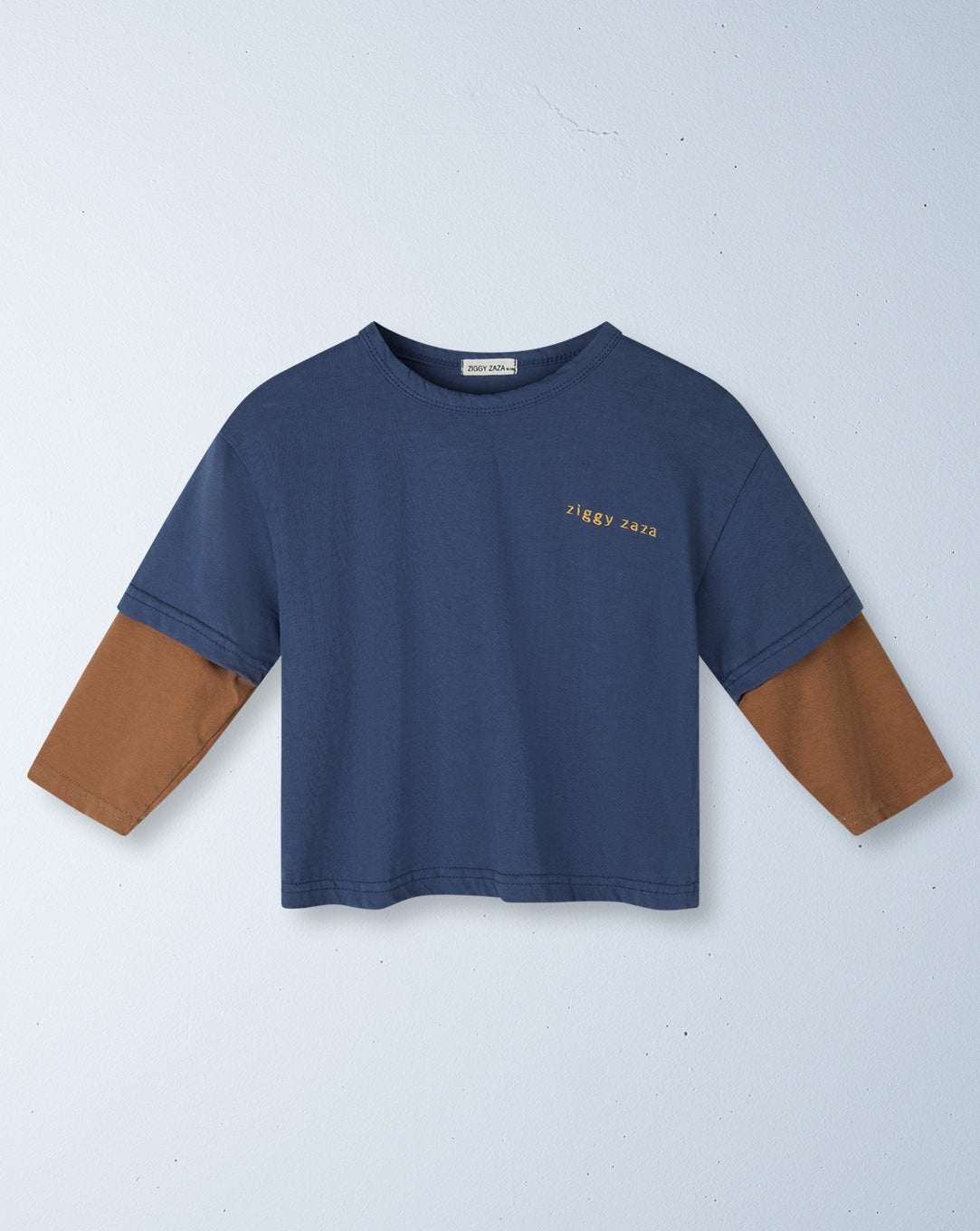 toto layered tee | dusk blue