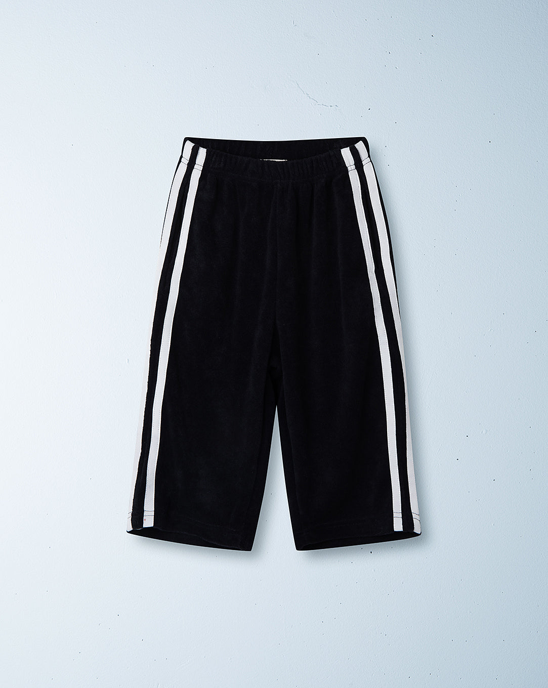 twin stripe terry pant | panda