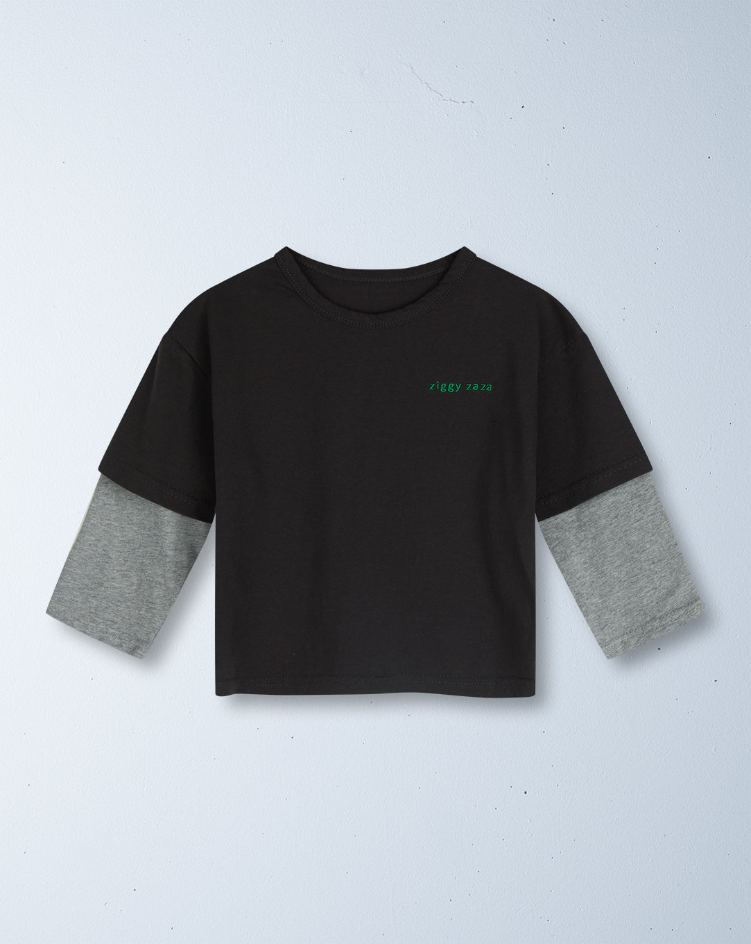 toto layered tee | charcoal