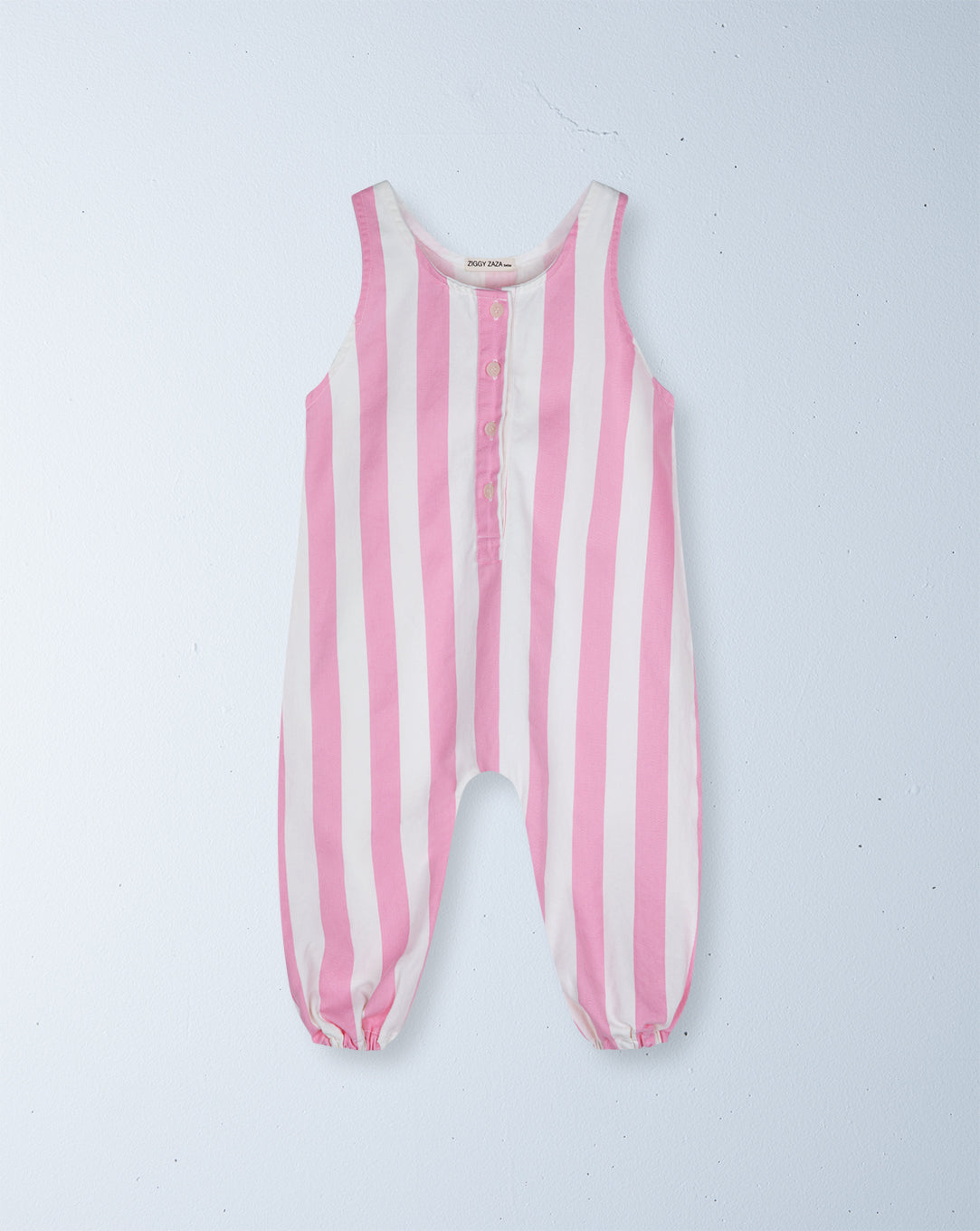 skipper jumpsuit | peony pink stripe