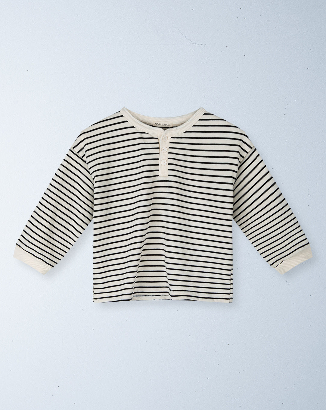 seaside long sleeve henley | sailor stripe