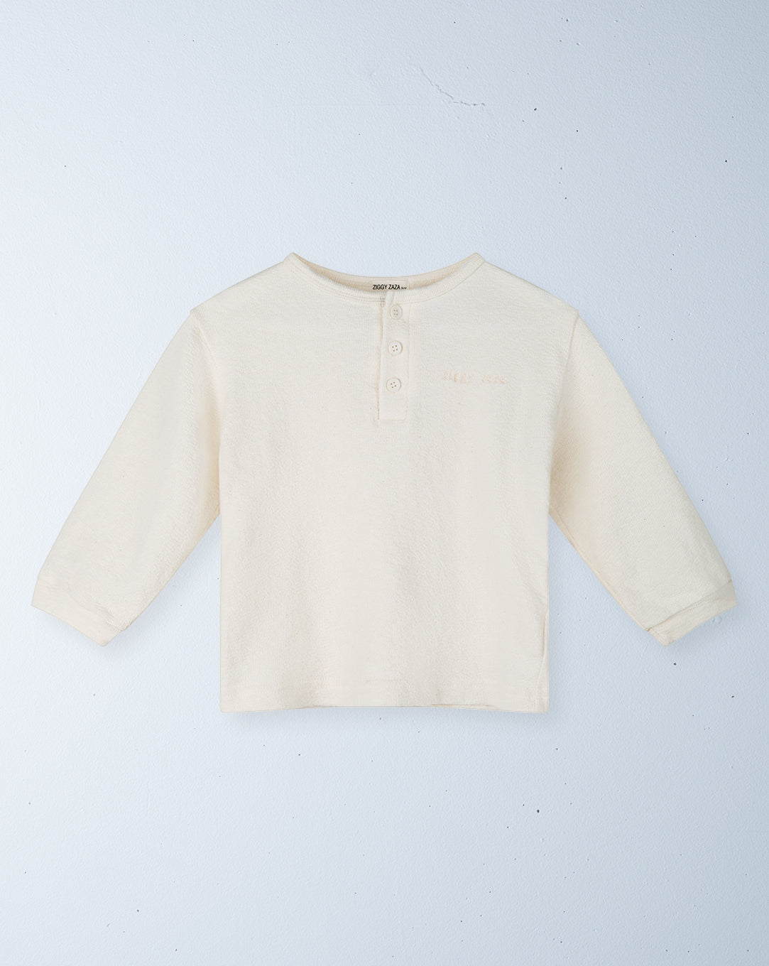 alba long sleeve henley | milk