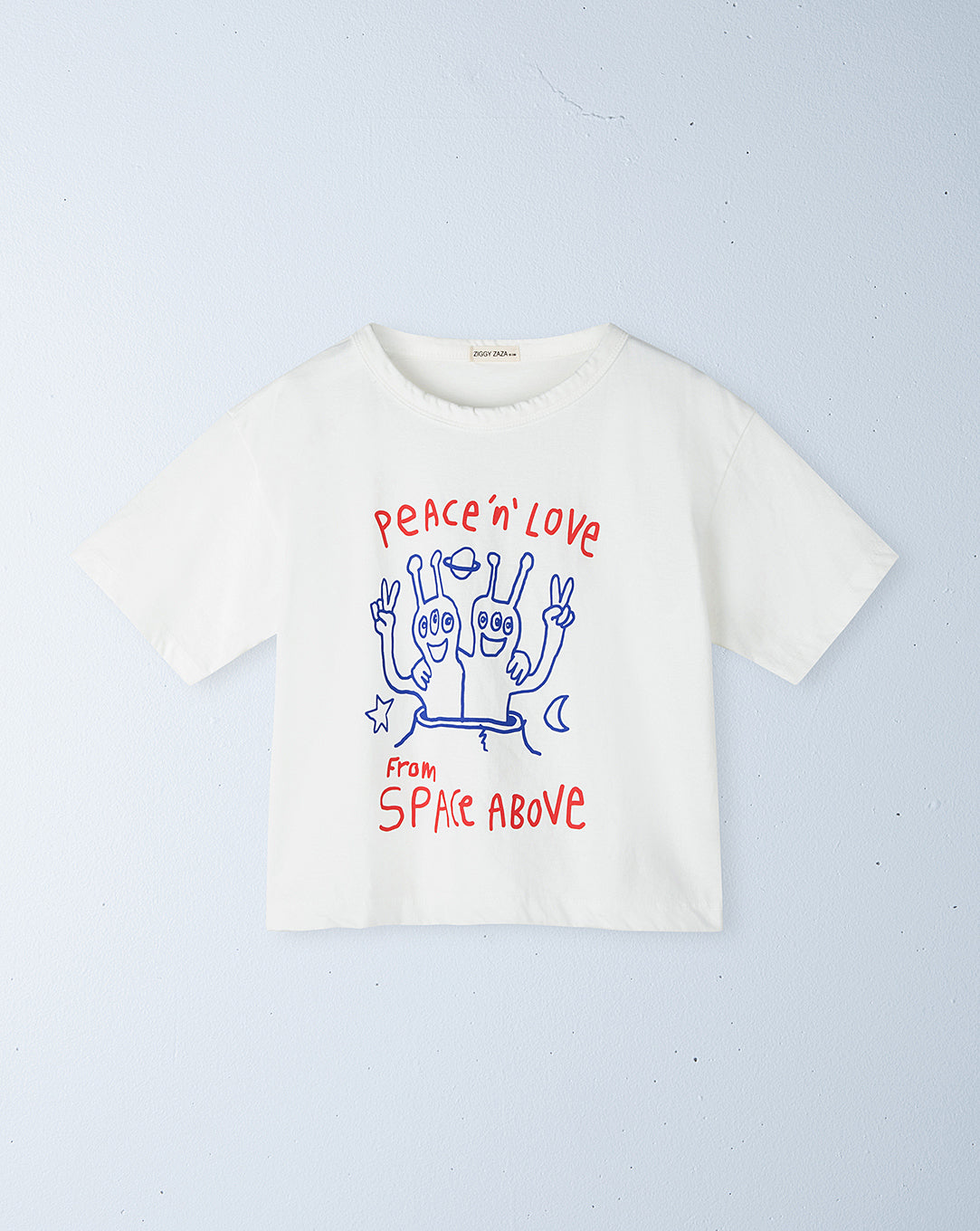 space tee bright white