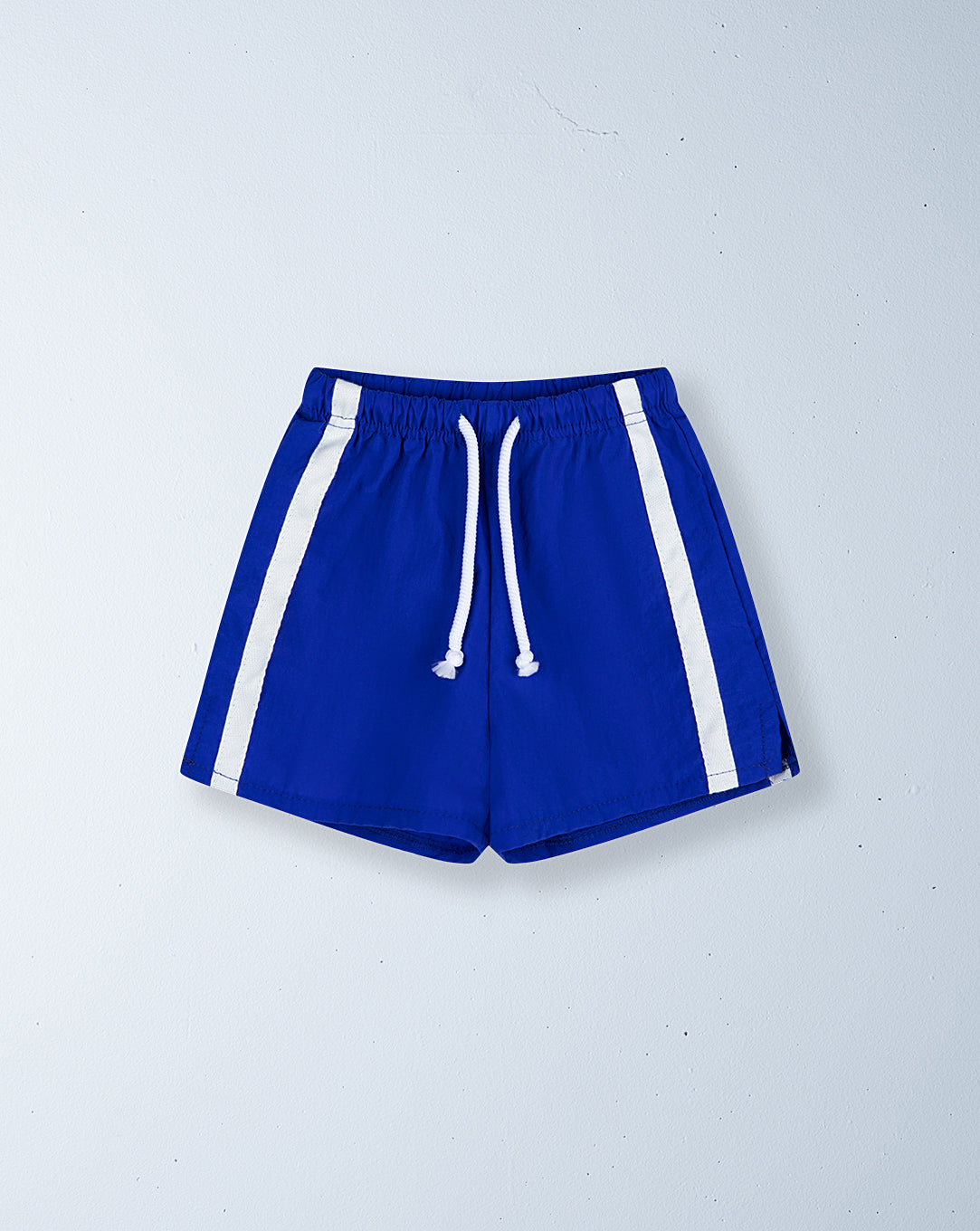 * twin stripe swim short | sapphire blue 18-24 months
