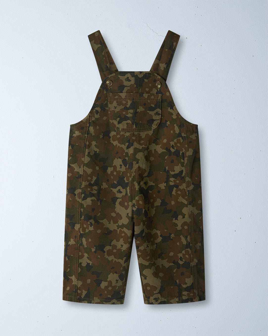 cassius overalls | camo flowers