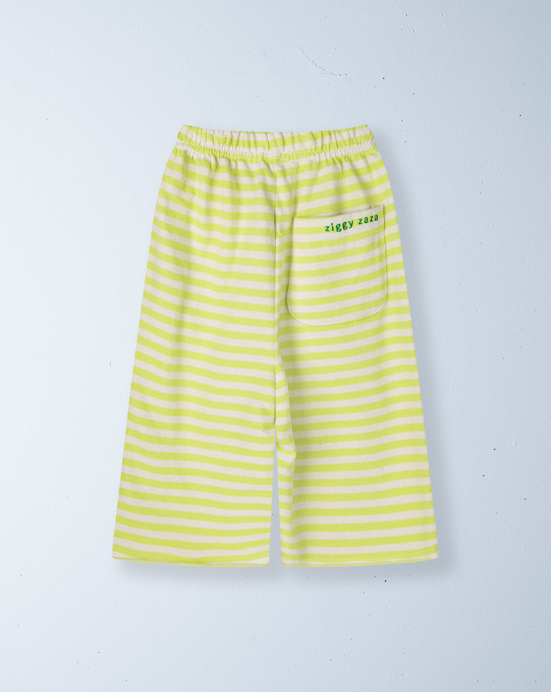 atlas cropped pant | lime stripe