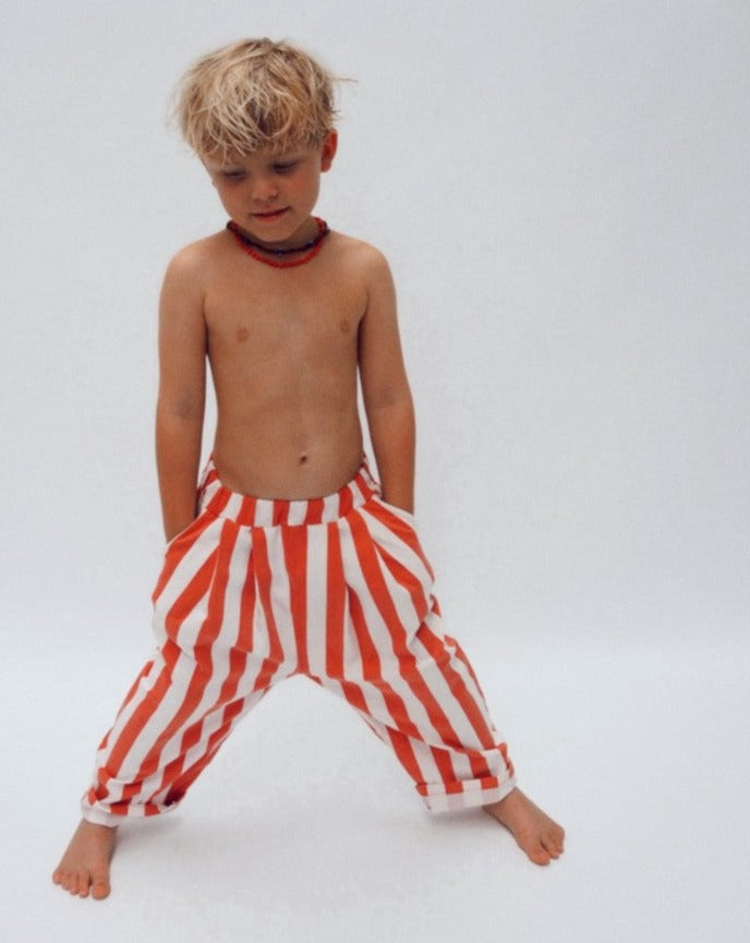 captain pant | rosso stripe