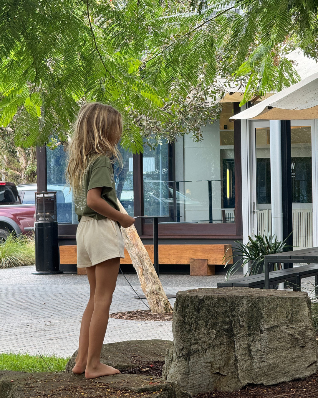 marco waffle short | coconut
