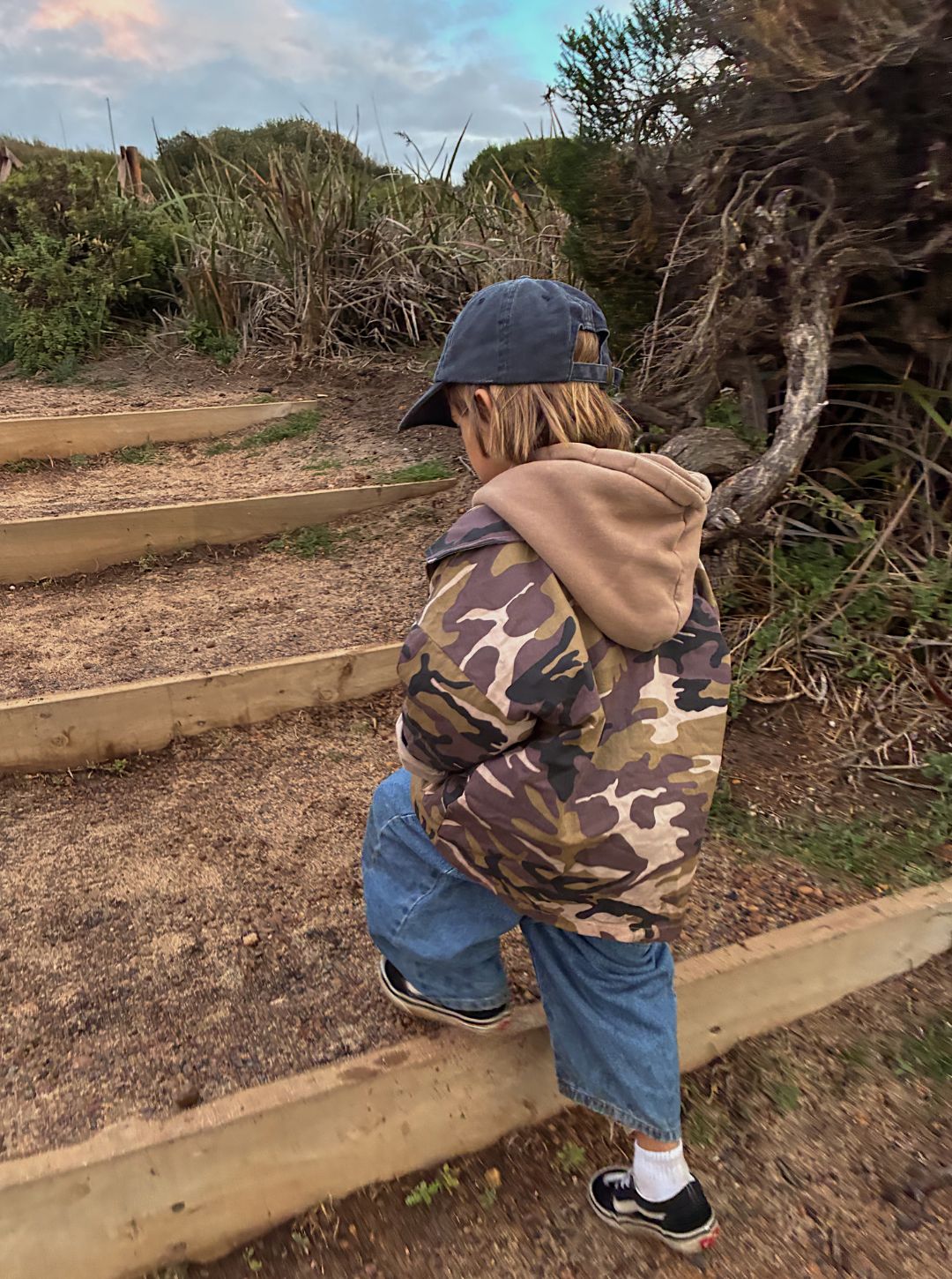 troop drill jacket | grape camo