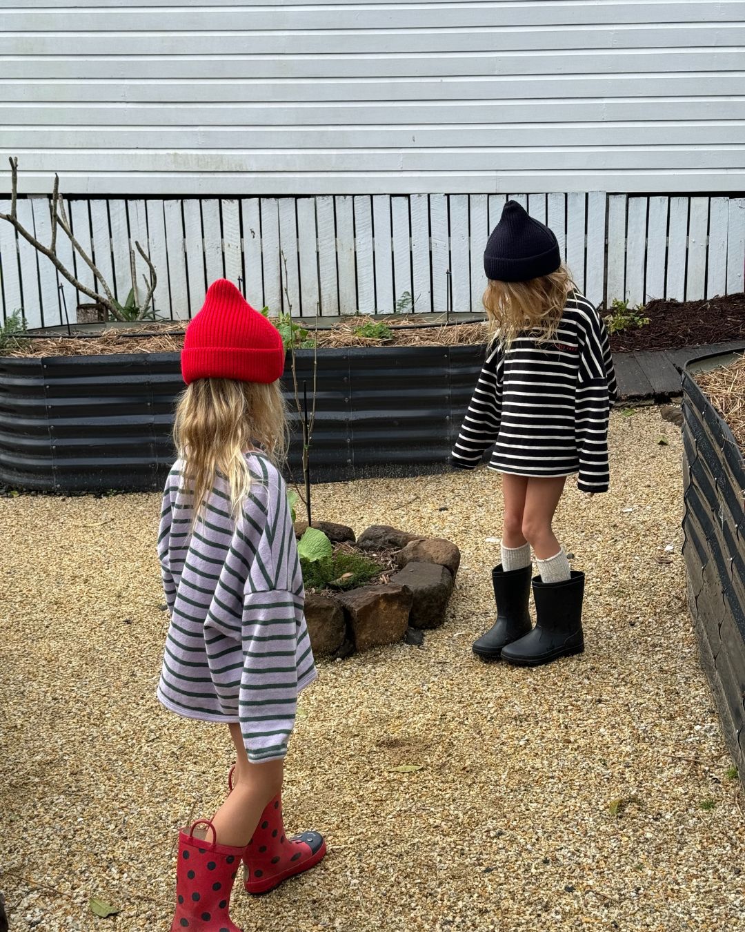 row row pullover | lilac stripe