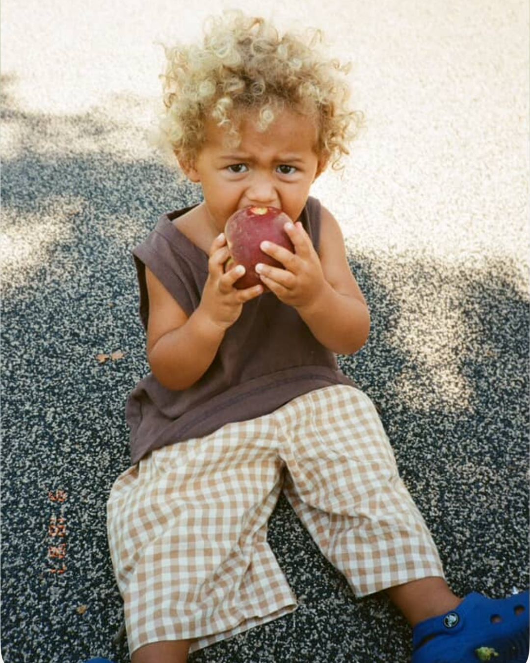 nikos singlet | chocolate