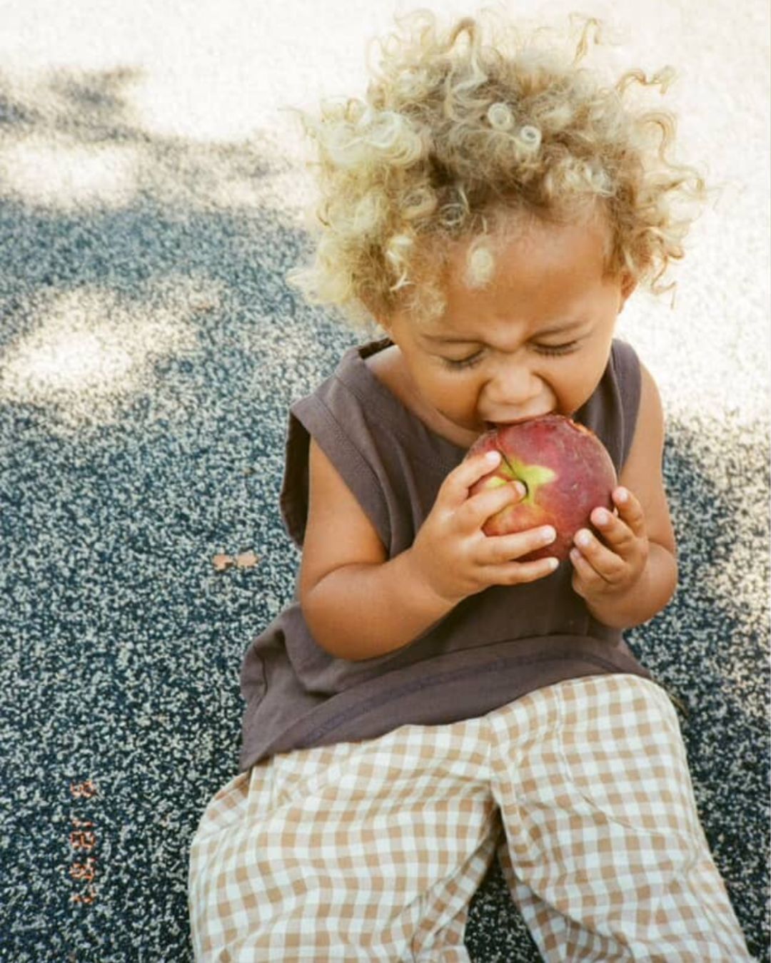 nikos singlet | chocolate