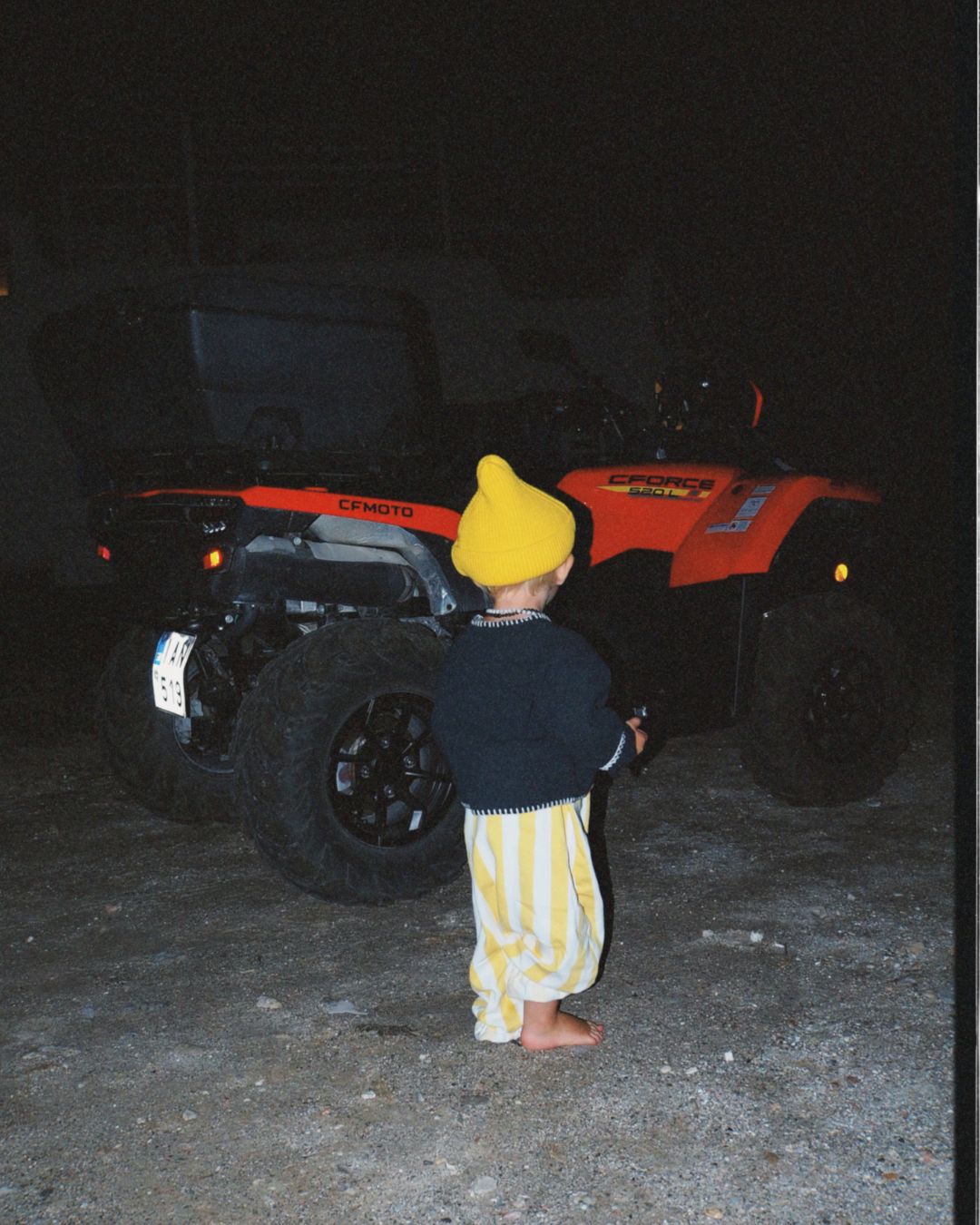 skipper jumpsuit | golden stripe