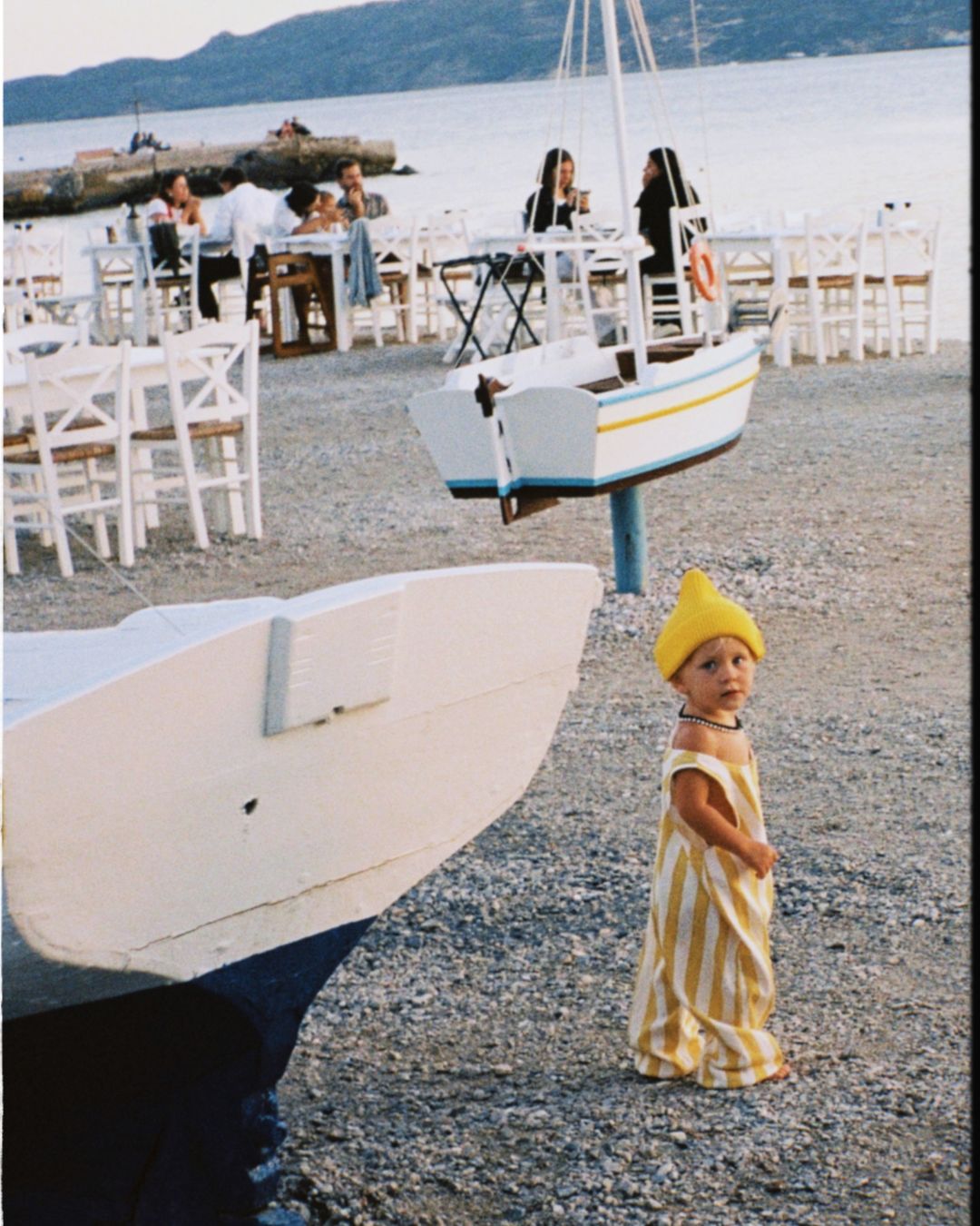 skipper jumpsuit | golden stripe