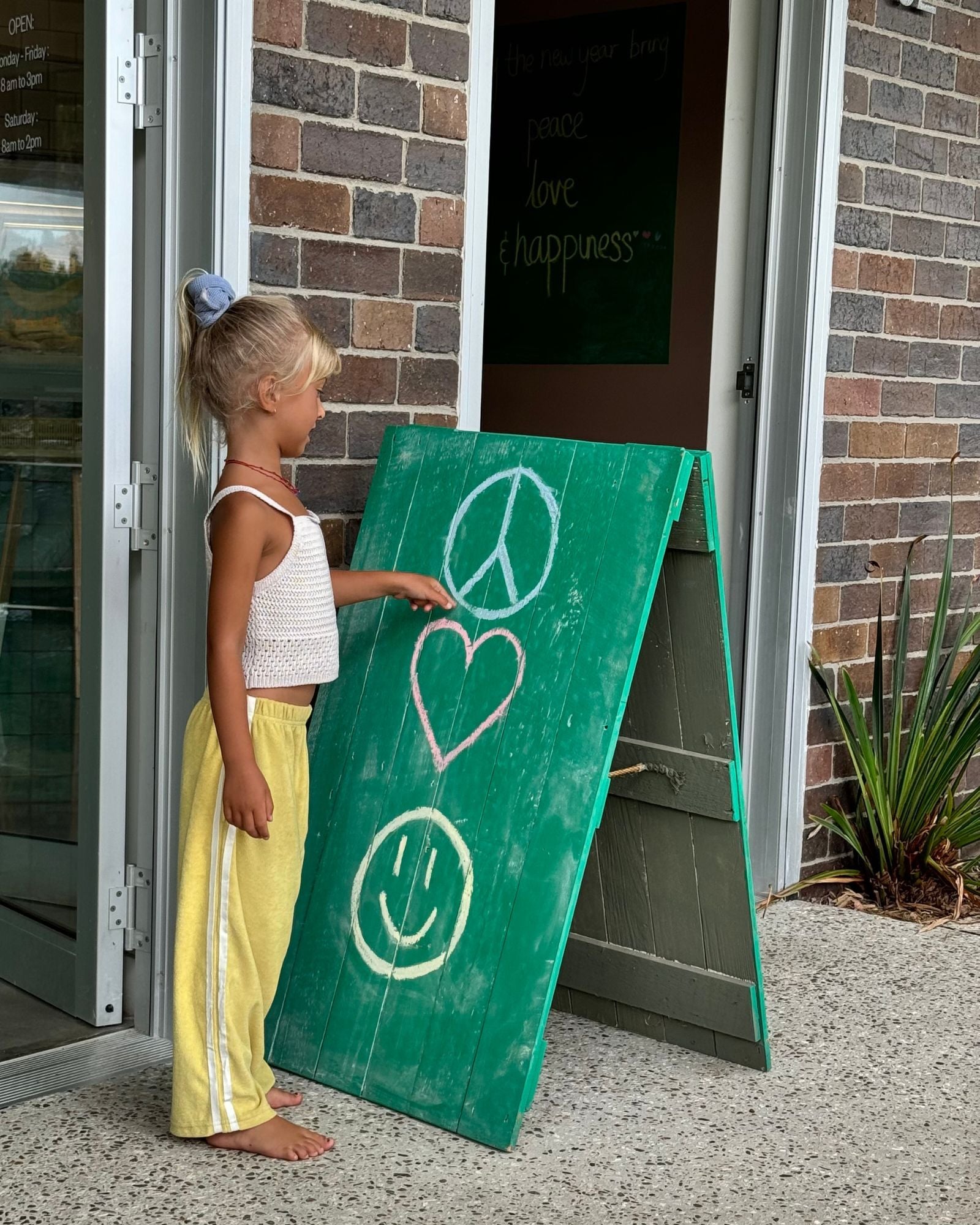 twin stripe terry pant | limoncello