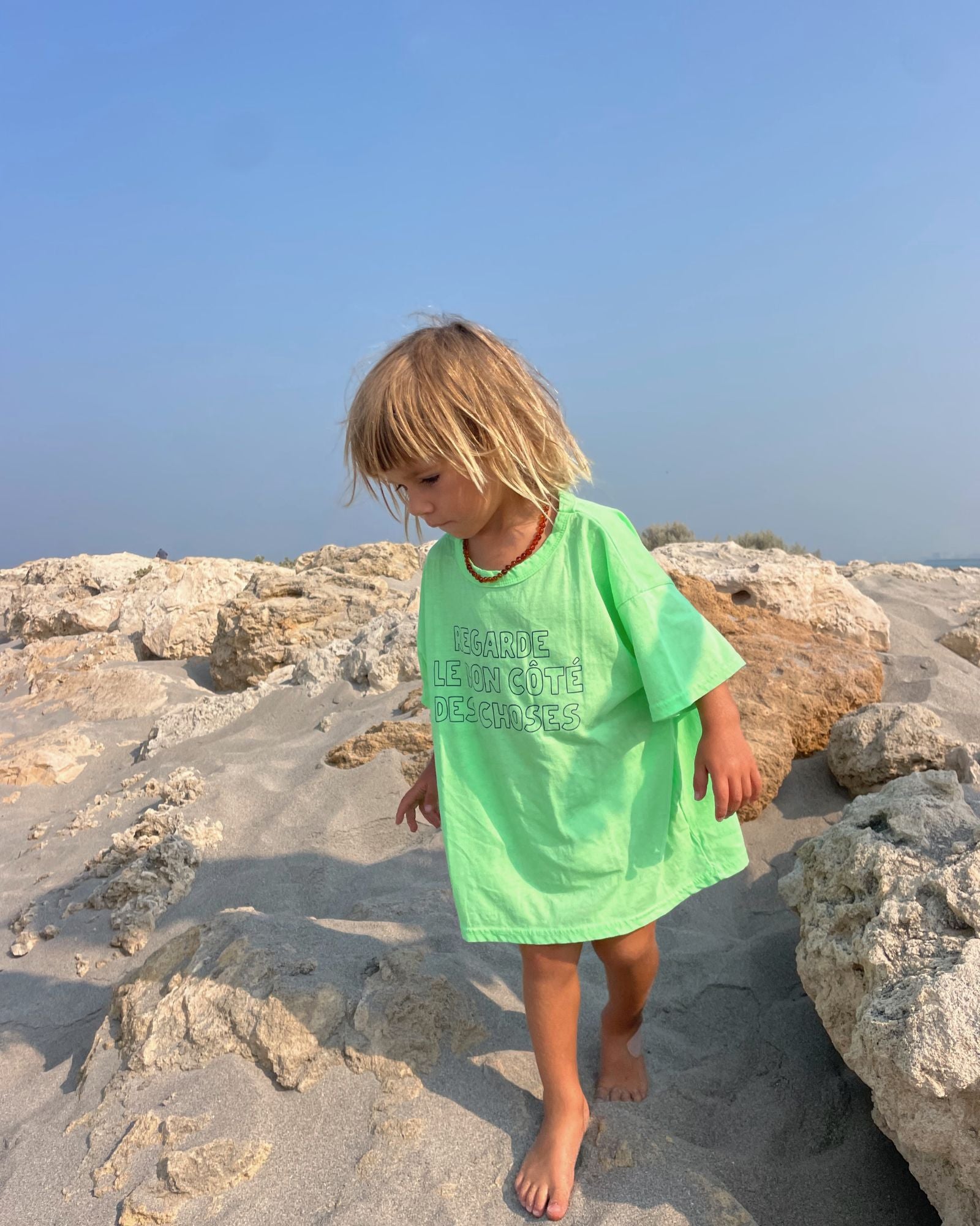 brightside tee | lime pop