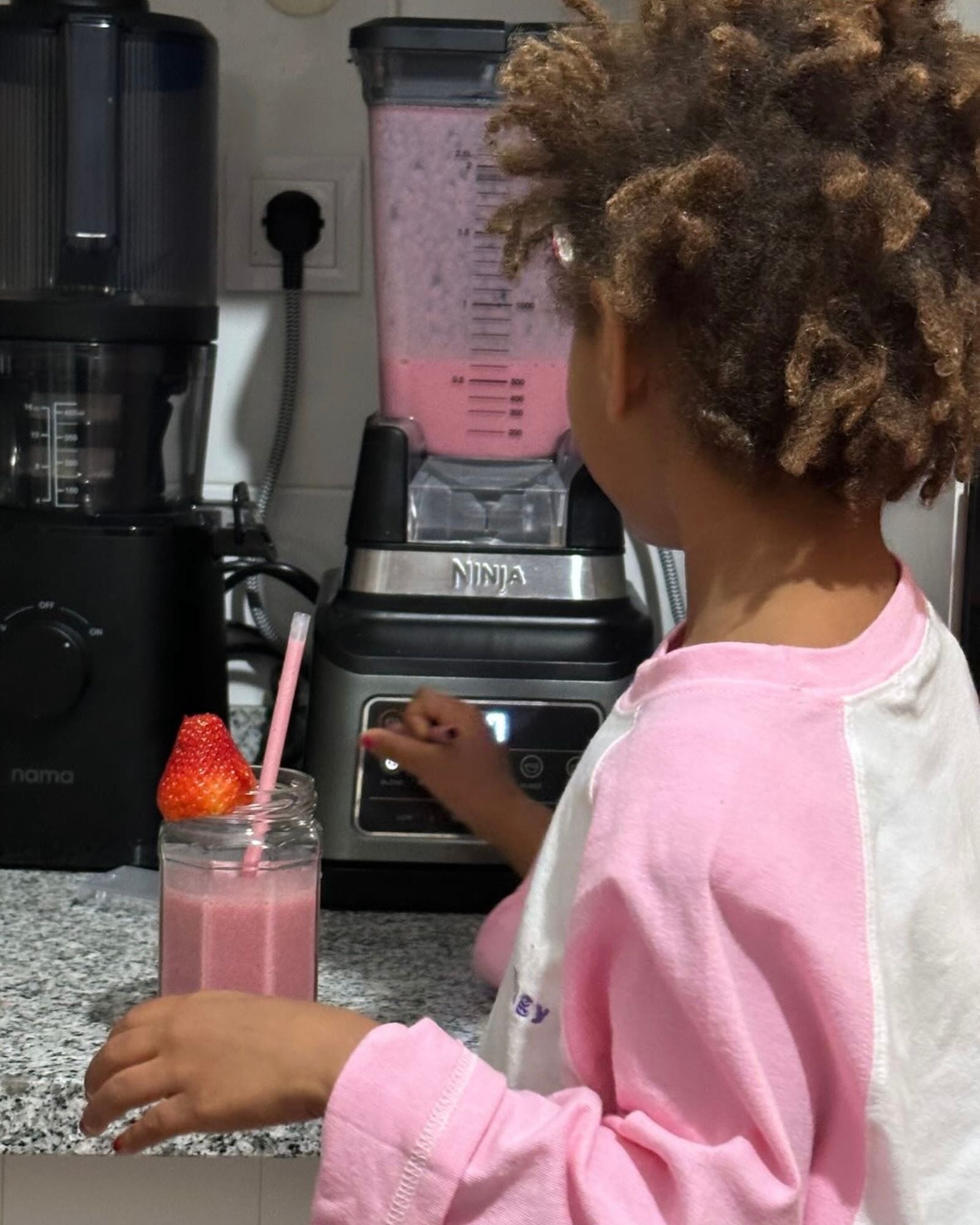 echo long sleeve tee | peony pink