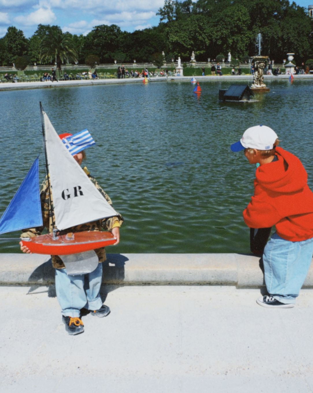 captain cap | sea blue