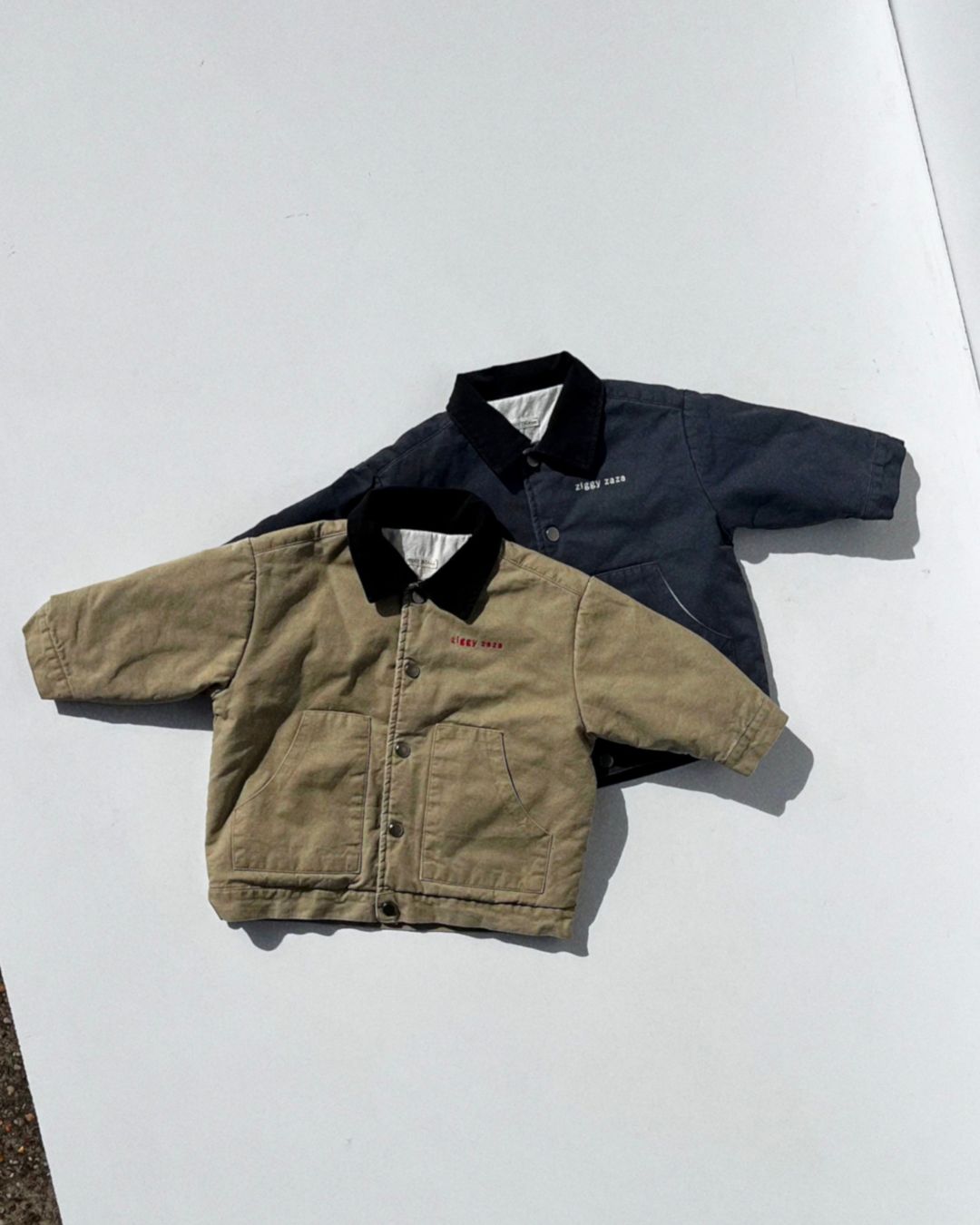 de kat padded coat | dusk blue