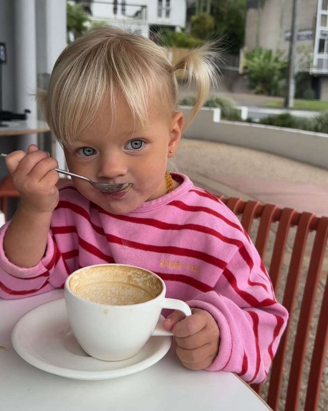 * row row pullover | rose stripe 3-4 years