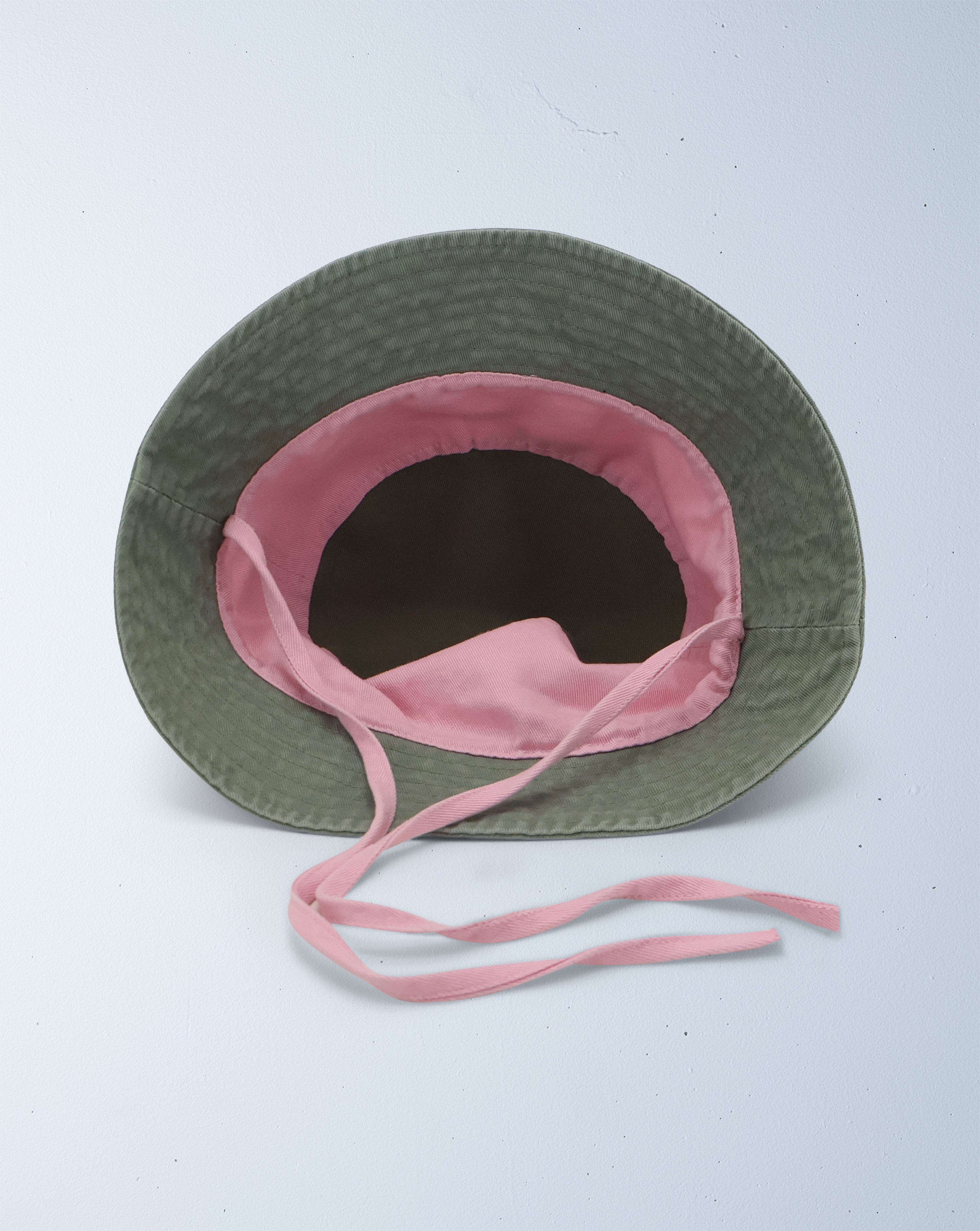 lala bucket hat | peony / lizard