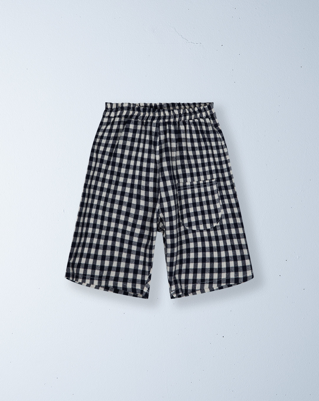 neko gingham short | navy