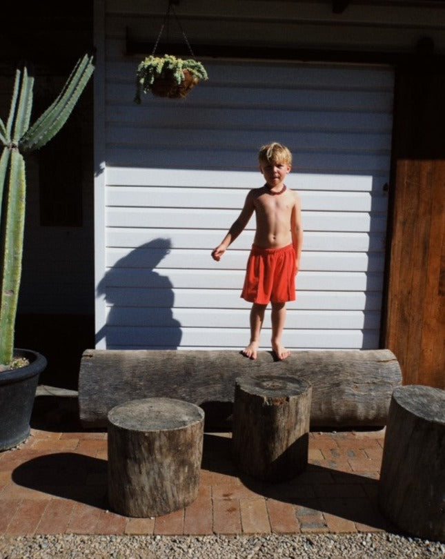 tiki terry short | crayfish