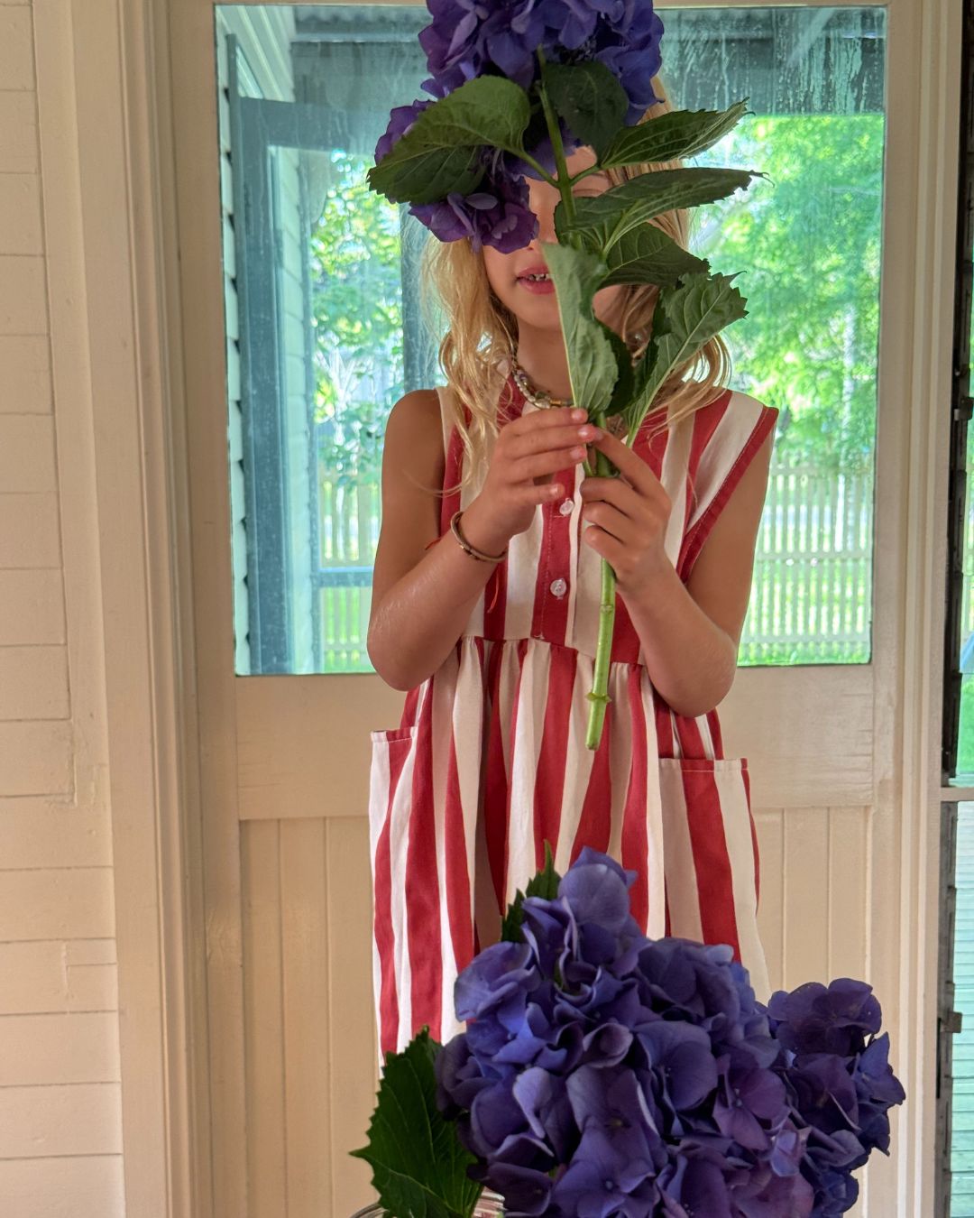 honey bunny dress | rosso stripe