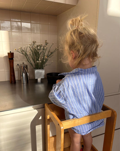 elios button up shirt | sky