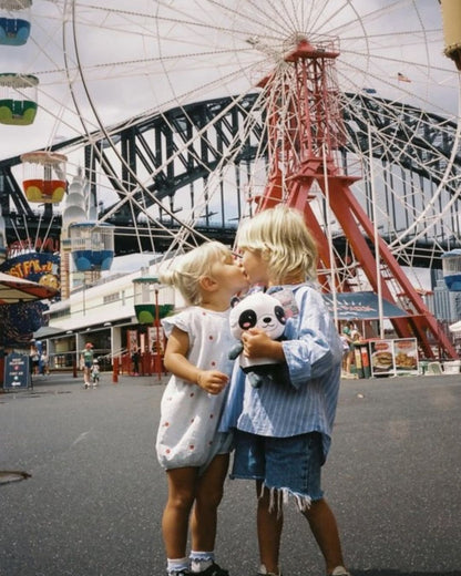 elios button up shirt | sky