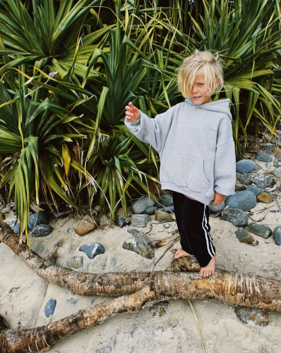 rocky hoodie | grey marle