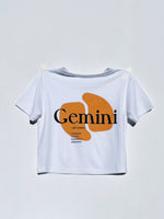 Load image into Gallery viewer, follow the stars zodiac tee | gemini
