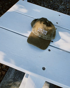 love your mother cap | washed khaki