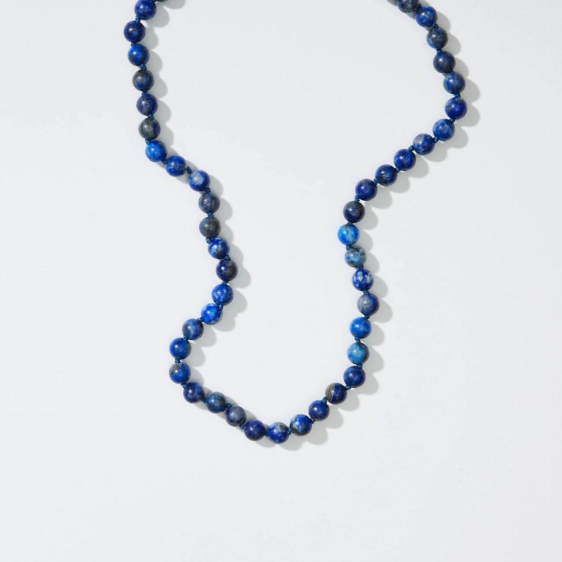 adult gemstone necklace | lapis lazuli