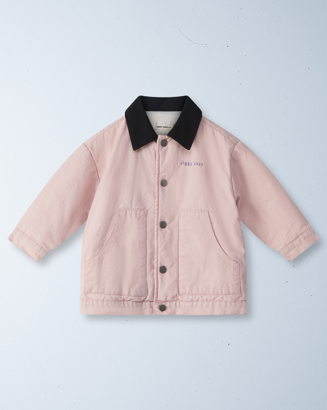 de kat padded coat | peony pink