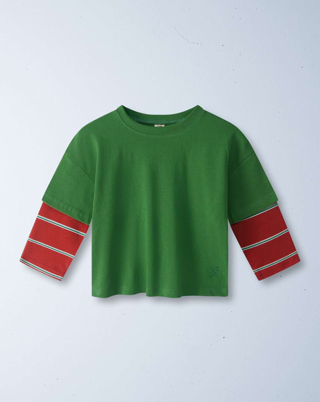 double trouble layered tee | cactus + chilli
